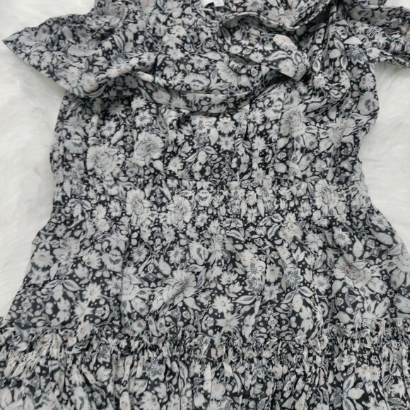 Misa Los Angeles Josephine Floral One-Shoulder Ruffle Mini Dress Size Small - Picture 6 of 14